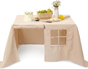 10ft x 7.5ft Large Playhouse Table Cloth Table Fort Tent Cover Playhouse
