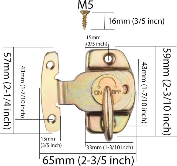 Metal Table Locks 6 Sets Heavy Duty Dining Training Table Buckles Connectors