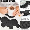 Ears Silicone Coasters Non-Slip Black Coasters for Hot or Cold Drinks Beer