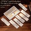 Decor Wooden Scripture of the Week with 7 Interchangeable Bible Verse Plates