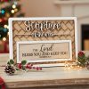 Decor Wooden Scripture of the Week with 7 Interchangeable Bible Verse Plates