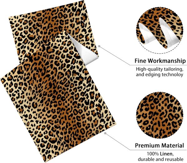 Table Runner Brown Cheetah Decor Runners Western Kitchen Table Decorations Farmhouse Country