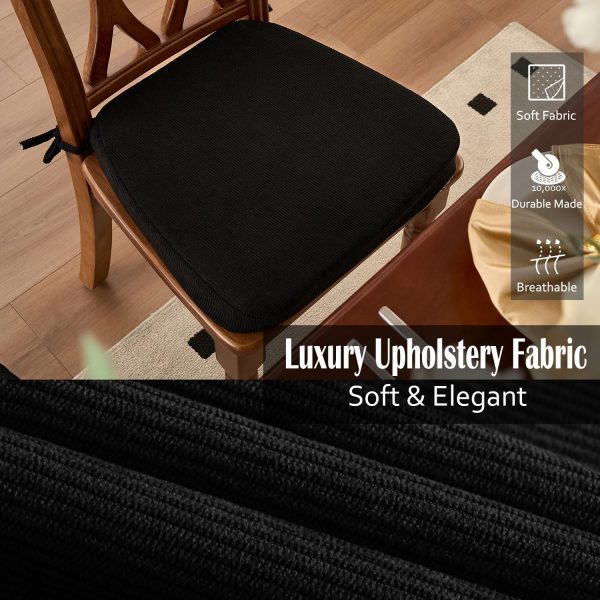 for Dining & Kitchen Chairs 2'' Thick High-Density Foam with Gel-Infused Non-Slip