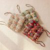 Farmhouse Floral Print Chair Cushions with Ties U-Shaped Soft Comfortable Chair Pads